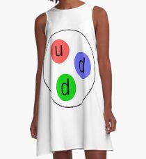 Neutron,  Subatomic Particle, Nuclear Physics A-Line Dress