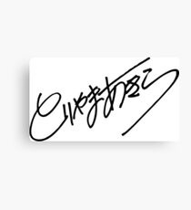 Akira TORIYAMA - Signature 漫画家 Canvas Print