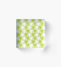 Pantone Lime Punch Acrylic Block