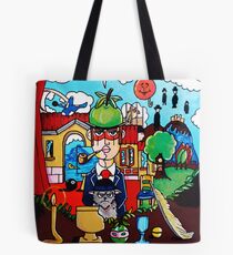 Magritte Tribute Collection Handmade Tote Bag