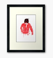 George Best - Manchester United Art Framed Print