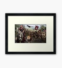 President Donald Trump and his Legion Defends America's Borders ! Framed Print