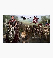 President Donald Trump and his Legion Defends America's Borders ! Photographic Print