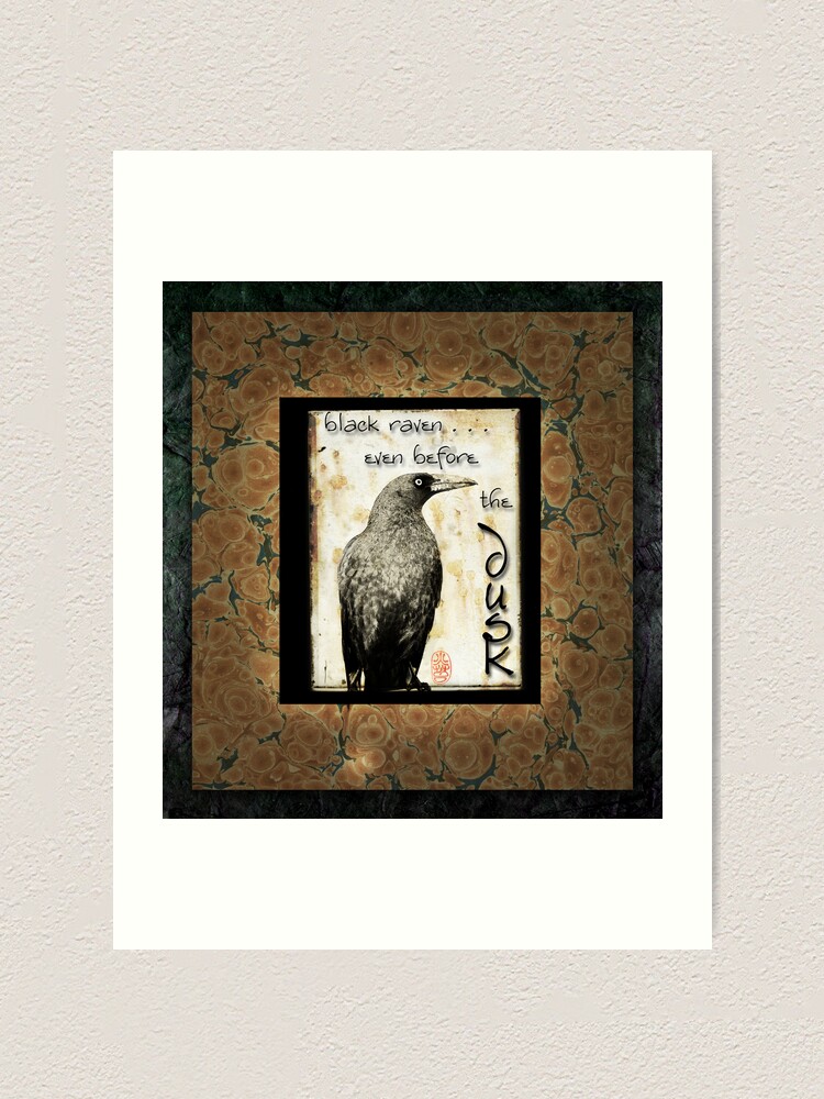 Alternate view of Raven Art Print
