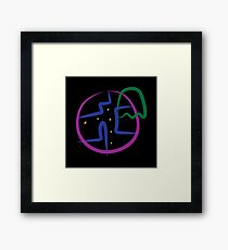 Pac Man Style Framed Print