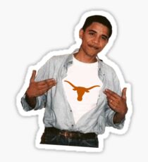Obama University of Texas Sticker