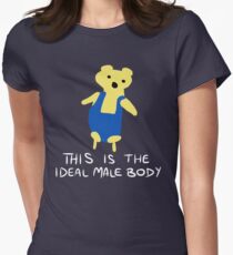 Camiseta entallada para mujer Cuerpo masculino ideal