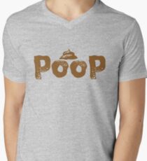 Poop V-Neck T-Shirt