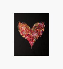 Heart on Fire Art Board
