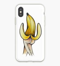 Banana butt iPhone Case