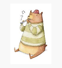 Happy Bear Photographic Print