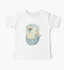 Cute Whale in the Sea Baby Tee