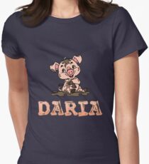 Daria Piggy Women's Fitted T-Shirt