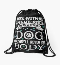 dog Drawstring Bag