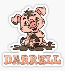 Darrell Piggy Sticker