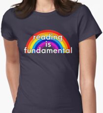 Reading is Fundamental Women's Fitted T-Shirt