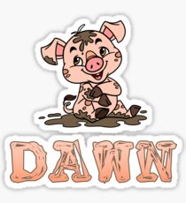 Dawn Piggy Sticker