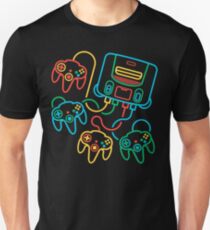Super64 (4 Controller Version) Slim Fit T-Shirt