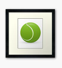 Tennis Ball Gerahmter Kunstdruck