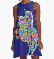 Psychedlic Unicorns A-Line Dress