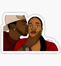 Kissy Face Sticker