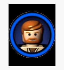 Lego Obi Wan Kenobi icon Photographic Print