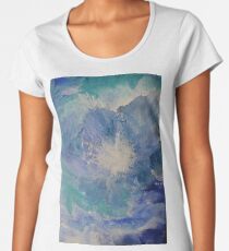 Blue Flower Women's Premium T-Shirt