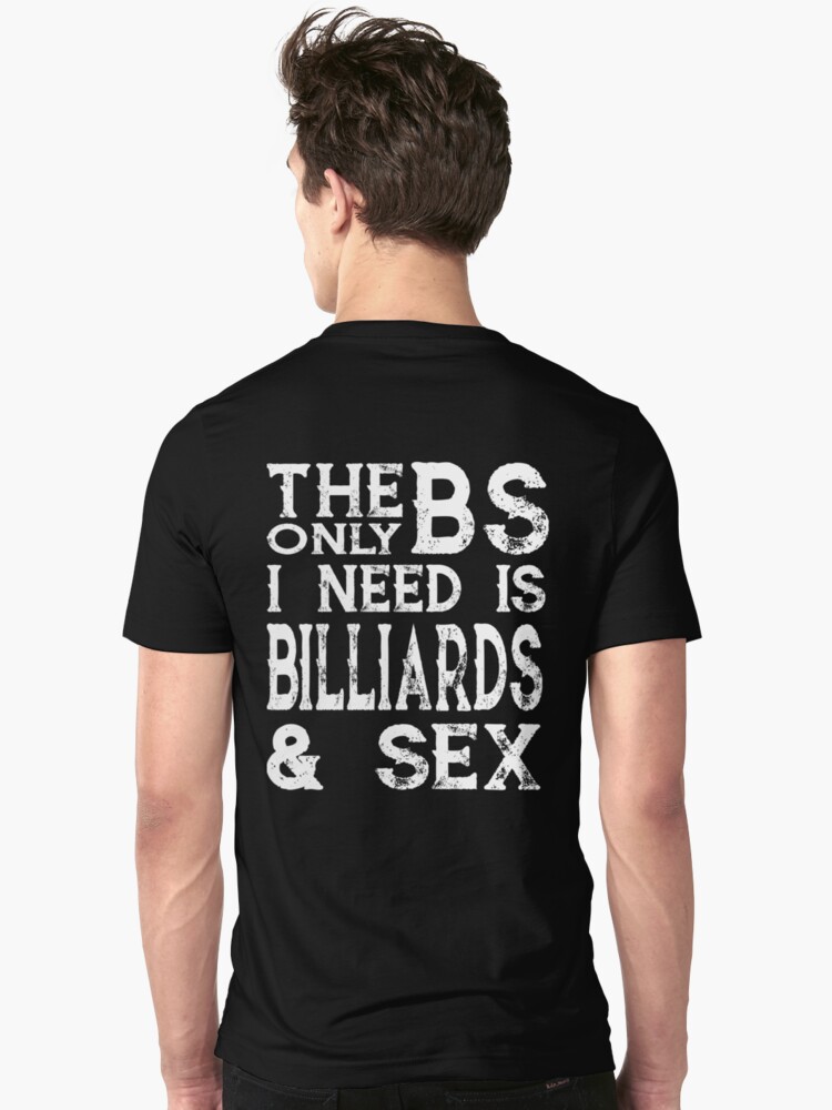 funny billiards t shirts