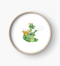 Imagination Dragon topiary Clock