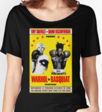 Basquiat Warhol Poster Women's Relaxed Fit T-Shirt