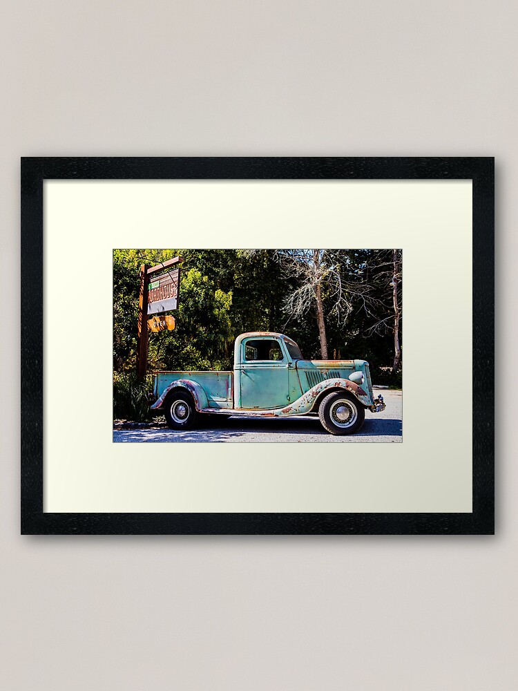 Old American Truck Framed Art Print