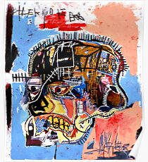 Póster Cartel del cráneo de Basquiat