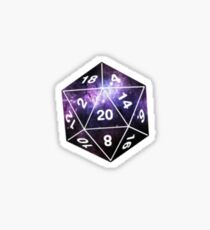 Galactic D20, version 2 Sticker