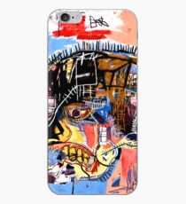 Basquiat skull Poster iPhone Case