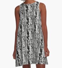 Frozen river camouflage A-Line Dress