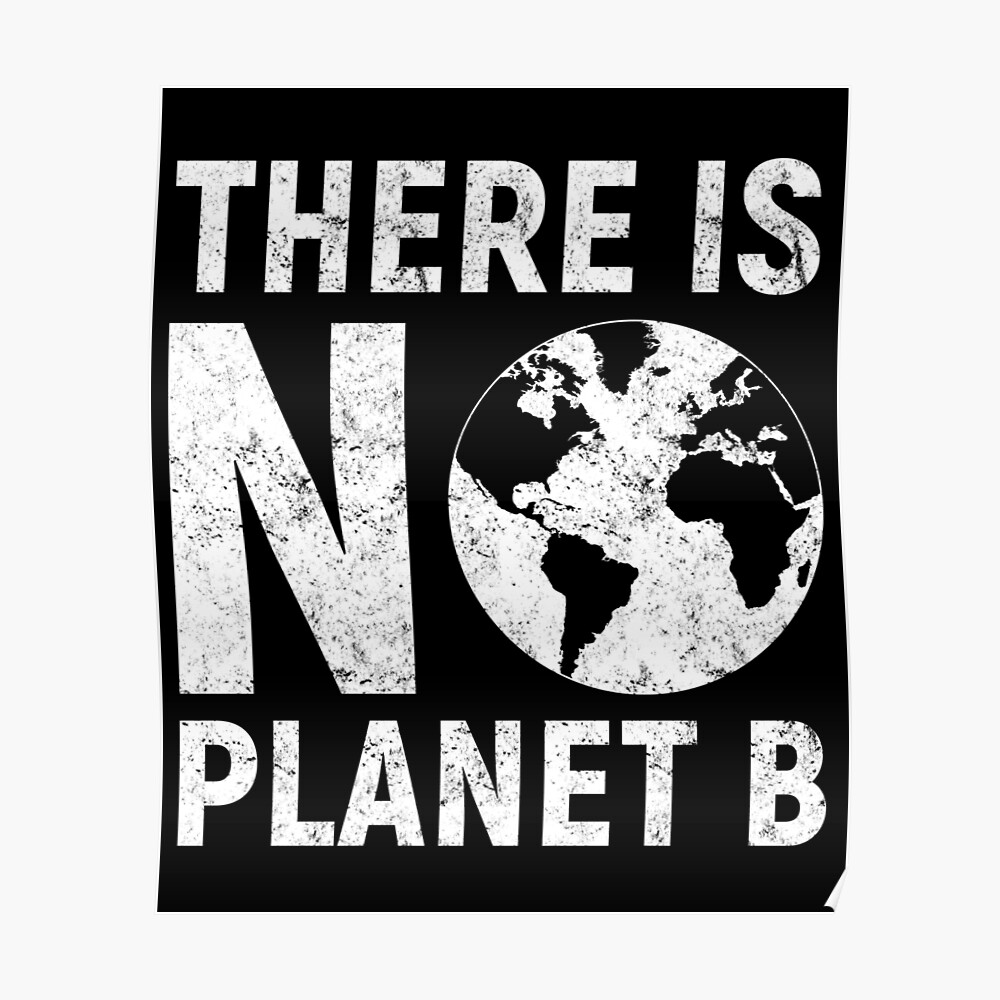 Vintage There Is No Planet B Teenager Premium T Shirt Kleidung