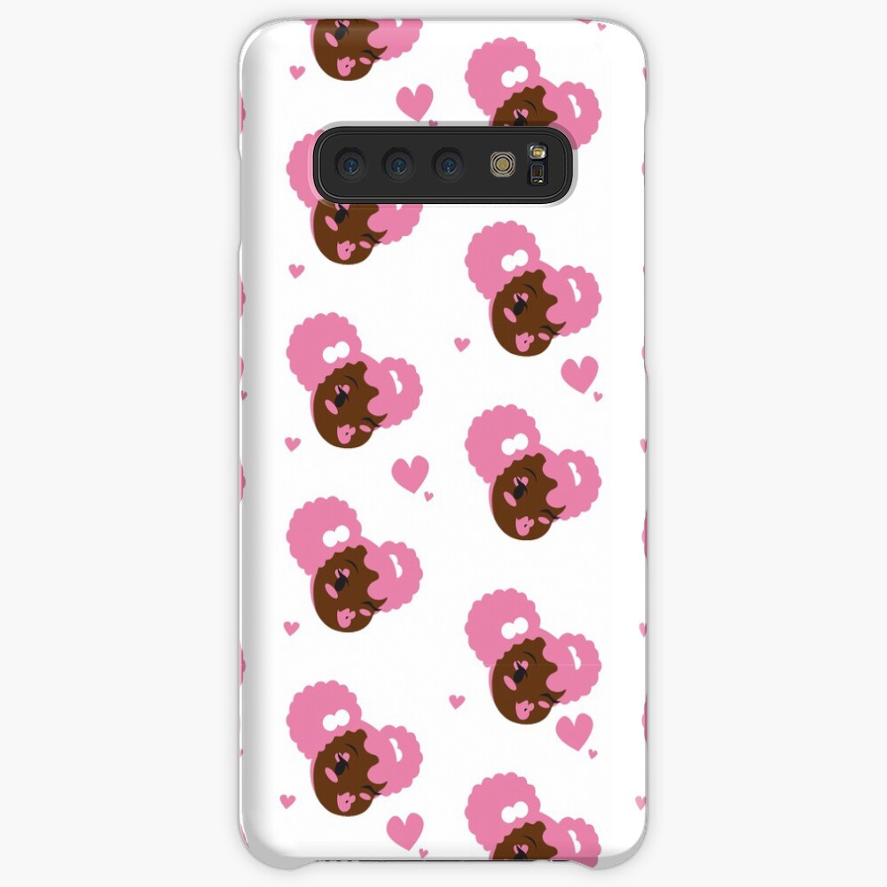 Pink Puffs and Kisses Case & Skin for Samsung Galaxy