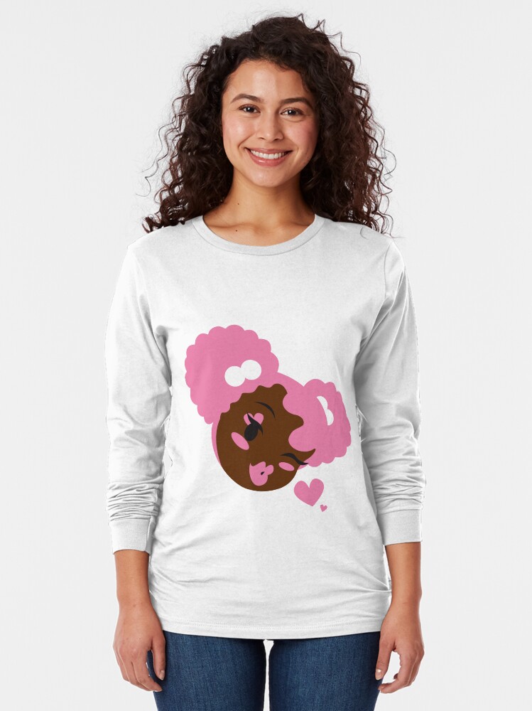 Alternate view of Pink Puffs and Kisses Long Sleeve T-Shirt