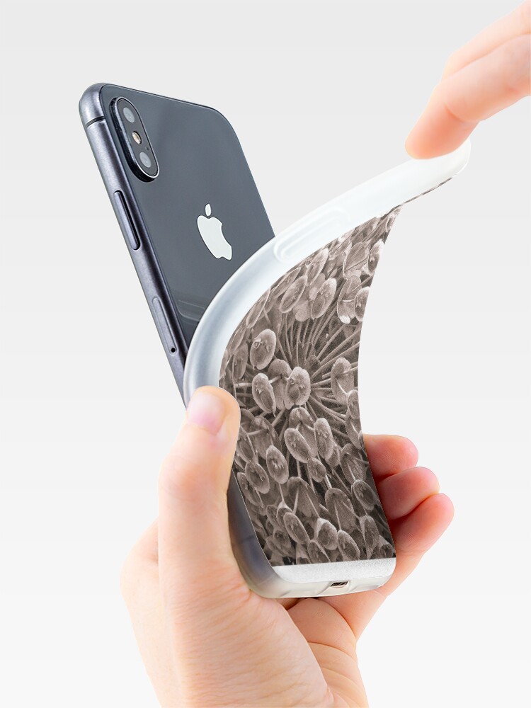 Alternate view of Sepia Nature Pattern iPhone Case & Cover