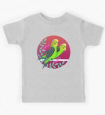 Wilde australische Wellensittiche Kinder T-Shirt