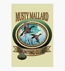 Musty Mallard Hunt Club Photographic Print