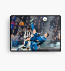 Cristiano Ronaldo vs juve Metal Print