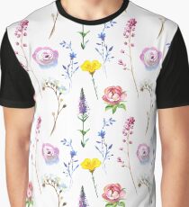 Wild Flower Party Graphic T-Shirt