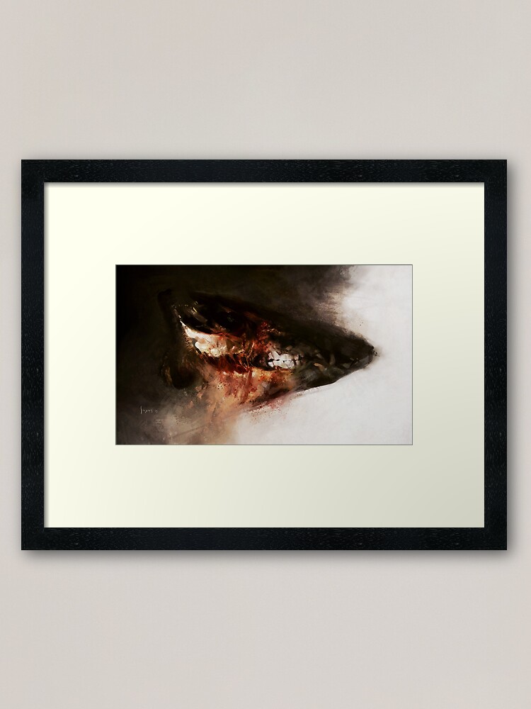 Alternate view of Pig Skull Framed Art Print