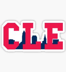 CLE Skyline - Indians Sticker