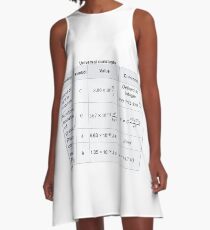 Physics Universal Constants A-Line Dress