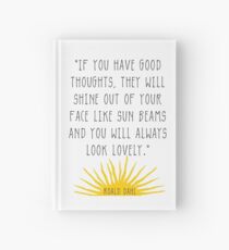 Good Thoughts- Roald Dahl Quote Hardcover Journal