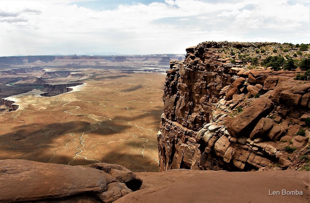 "Cliff's Edge At Canyonlands, Utah" by Len Bomba Redbubble