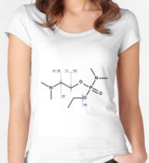 Novichok agent formula, #Novichok, #agent,  #formula, #NovichokAgent, #NovichokAgentFormula, #NerveAgent, #Chemistry Women's Fitted Scoop T-Shirt