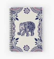 Hübscher rosa Elefant Spiralblock